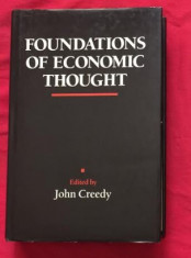 John Creedy (ed.) Foundations of Economic Thought foto