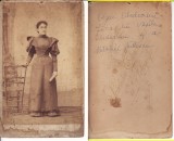 Foto CDV Bucuresti-Craiova,Olga Obedeanu,fiica lui V. Obedeanu, Natalia Miclescu, Romania pana la 1900, Portrete