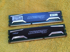 Kit memorie 8GB DDR3 ( 2 X 4GB ) Crucial Ballistix Sport 1600 Mhz Dual Channel foto