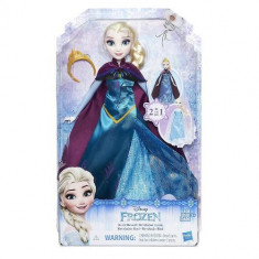 Disney Frozen - Papusa Elsa Cu Rochita 2 In 1 foto