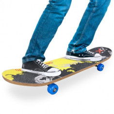 Skateboard din Lemn (4 roti) foto