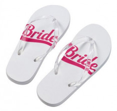 Bride Flip Flops - Mediu foto