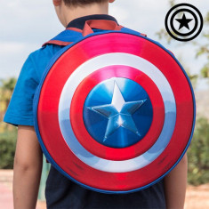 Rucsac ?colar Rotund 3D Captain America foto