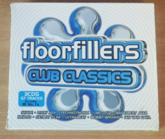 Floorfillers Club Classics 3CD (Robert Miles, Uniting Nations, Sonique, Scooter) foto