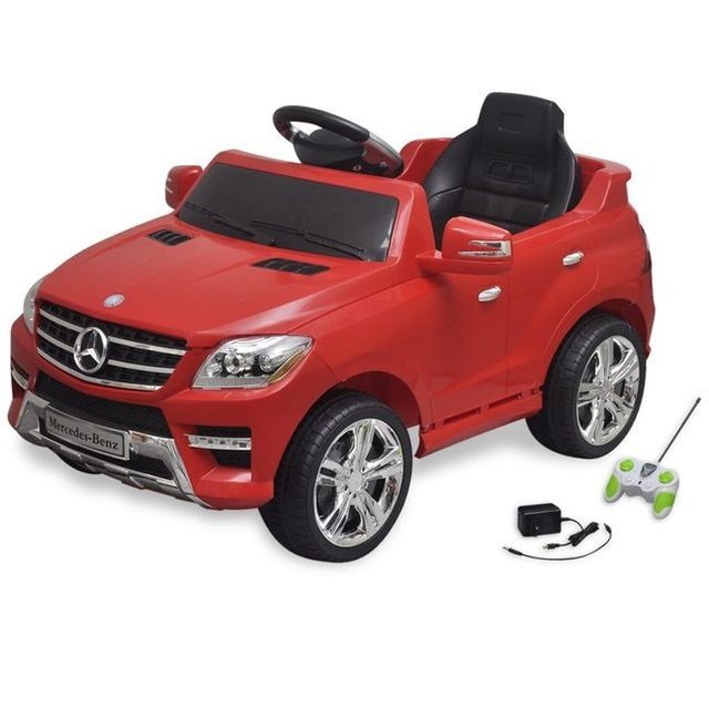 Mașină electrică Mercedes Benz ML350 cu telecomandă, roșu foto mare Mașină electrică Mercedes Benz ML350 cu telecomandă, roșu foto mare