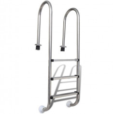 Scara inox pentru piscina cu 3 trepte foto