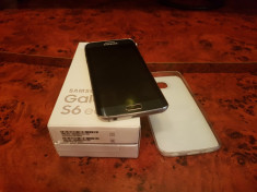 Samsung Galaxy S6 edge, negru, la cutie, liber de retea, husa foto