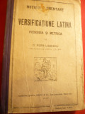 G.Popa-Lisseanu - Notiuni elementare de Versificatiune Latina-Ed.1916