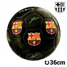 Minge de Fotbal Mini Neagra F.C. Barcelona foto