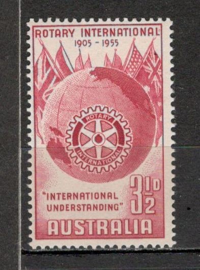 Australia. 1955 50 ani Rotary International KY.30 foto mare Australia. 1955 50 ani Rotary International KY.30 foto mare
