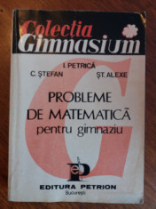 Probleme de matematica - I. Petrica / R3P3F foto