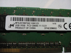 Memorie server ECC HP 2GB DDR3 1600 Mhz 1RX8 PC3-12800E-11 foto