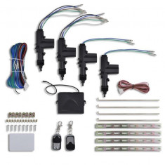 Kit inchidere centralizata auto cu 2 telecomenzi, 4 motora?e, 12V foto