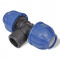 Conector furtun PE profil T filet interior 16 bar 25 mm 1/2&quot; 2 buc