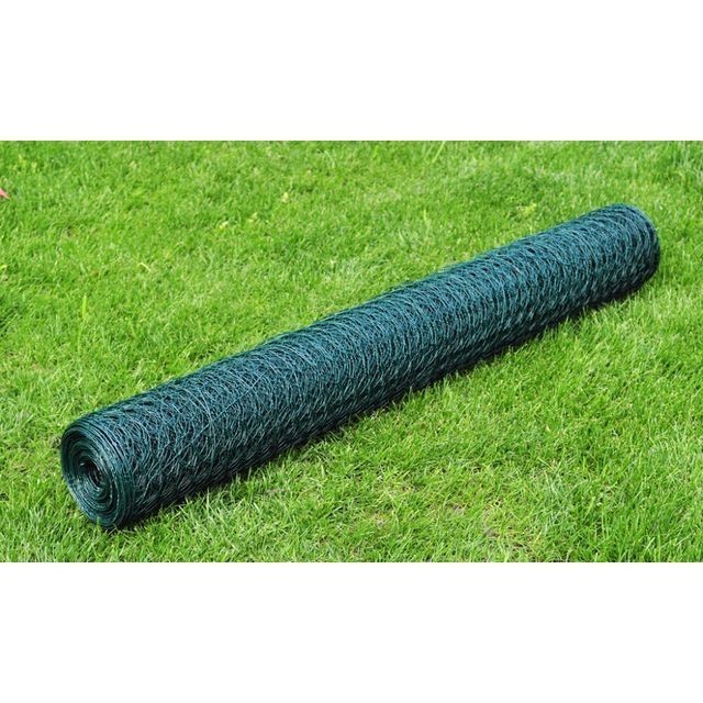 Plasă gard cu izolație PVC 50 cm x 25 m, grosime 1,1 mm foto mare Plasă gard cu izolație PVC 50 cm x 25 m, grosime 1,1 mm foto mare