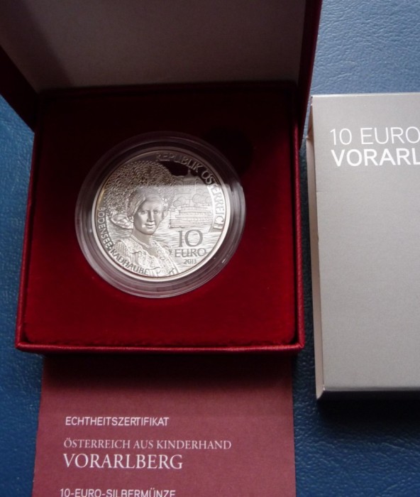 10 EURO 2013, AUSTRIA ARGINT 17,3 GRAME 925/1000, IN CAPSULA SI CUTIE+CERTIFICAT foto mare 10 EURO 2013, AUSTRIA ARGINT 17,3 GRAME 925/1000, IN CAPSULA SI CUTIE+CERTIFICAT foto mare