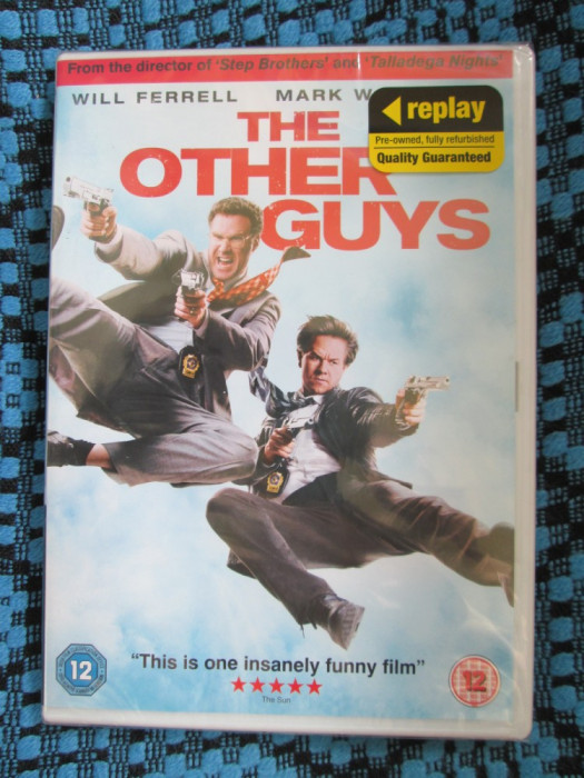 THE OTHER GUYS (1 DVD ORIGINAL, FILM COMEDIE cu WILL FERRELL - IN TIPLA!!!)
