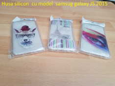 Husa silicon cu model samsug galaxy J5 2015 foto