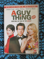 A GUY THING (1 DVD ORIGINAL, FILM COMEDIE cu JASON LEE - CA NOU!!!) foto