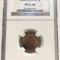 2 bani 1880 MS62RB NGC