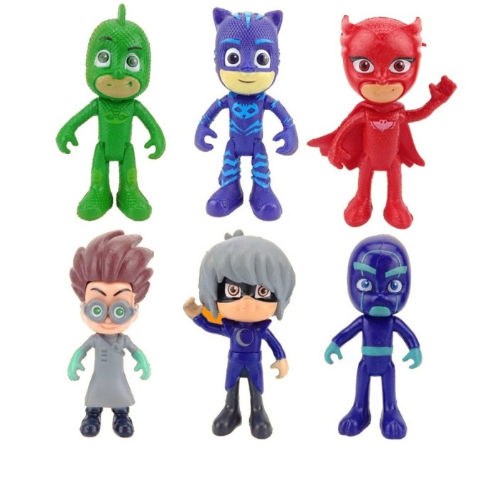 Set 6 jucarii Figurine Eroi in Pijama jucarii eroi in pijamale set 6 PJMASKS foto mare Set 6 jucarii Figurine Eroi in Pijama jucarii eroi in pijamale set 6 PJMASKS foto mare