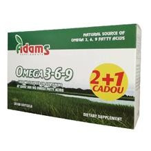 Omega 3-6-9 Adams Vision 100cps 2+1gratis Cod: adam00089 foto