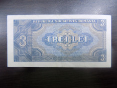 Bancnota Romania 3 lei 1966 foto