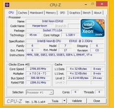 Procesor Intel E5410 QuadCore 2.33 GHz 1333 MHz 12 MB cache q9450 q9550 q9650 foto
