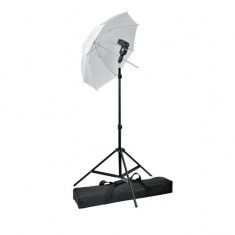 Set studio cu blitz speedlight portabil foto