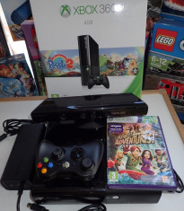 Consola Microsoft Xbox360 Slim 4G ca noua in cutie + Senzor Kinect + Adventures foto