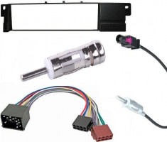 KIT RAMA CADRU ADAPTOR ADAPTOARE BMW E46 SERIA 3 E46 1 DIN ISO AD ANTENA FAKRA foto