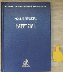 Drept Civil Nicolae Titulescu foto