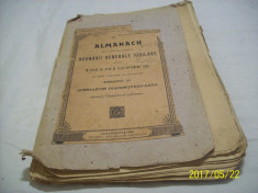 almanach-adunarii generale jubiliare- caransebes- 1899 foto