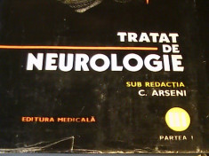 TRATAT DE NEUROLOGIE SUB REDACTIA C. ARSENI-VOL 3 PARTEA 1-938 PG A 4- foto
