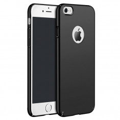Husa iPhone 6/6s, 6/6s Plus, 7, 7 Plus Anti-Soc - Negru Mat - Design Luxury foto
