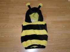 costum carnaval serbare albina bondar pentru copii de 2-3 ani foto