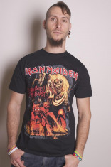 IRON MAIDEN The Number Of The Beast Graphic, tricou, XL, negru foto