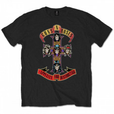 GUNS N ROSES Appetite For Destruction, tricou, negru, S foto