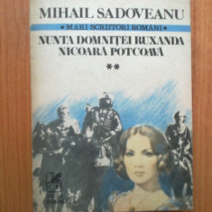k3 Mihail Sadoveanu - Nunta Domnitei Ruxandra Nicoara Potcoava (volumul 2)