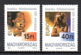 UNGARIA 1992, Europa CEPT, serie neuzată, MNH, Nestampilat