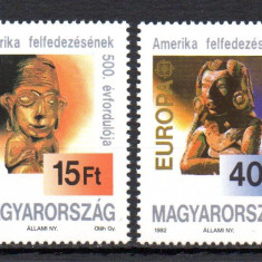 UNGARIA 1992, Europa CEPT, serie neuzată, MNH