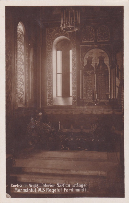 CURTEA DE ARGES - MORMANTUL REGELUI FERDINAND INTERIOR.