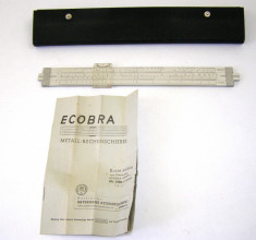 Rigla calcul aluminiu marca Ecobra(1246) foto