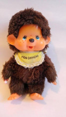 Jucarie plus maimutica Monchhichi (kiki, moncici) babetica Monchhichi, 19 cm foto