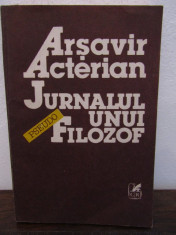 JURNALUL UNUI FILOZOF de ARSAVIR ACTERIAN foto