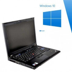 Laptop Refurbished ThinkPad T400, Core 2 Duo P8400, Win 10 Home foto