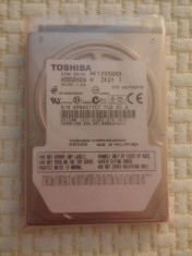 hard disk hdd Toshiba MK1255GSX 2.5&amp;quot; 120GB sata S-ata / 2.5&amp;quot; ca NOU ps3/laptop foto