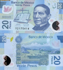 MEXIC 20 pesos 2008 polymer UNC!!! foto