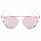 Ochelari De Soare Dama - CAT EYE / OCHI DE PISICA - Rama Metal , UV400 - MOdel 7, Femei, Protectie UV 100%