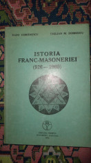 istoria franc-masoneriei ( 926-1960) an 1992/280pag- Radu Comanescu foto